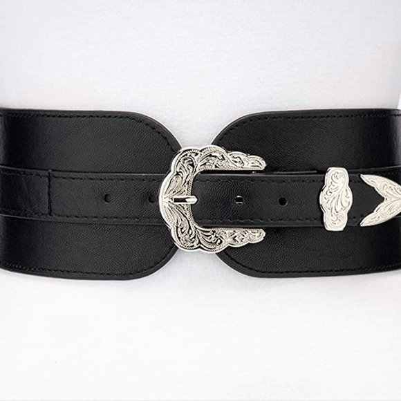 Women\'s Wide Vintage Belt for Dresses Jumpsuit